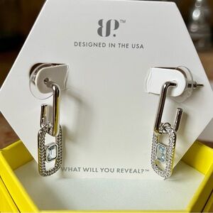 Bomb Party Time Keeps Flying Hoop Earrings